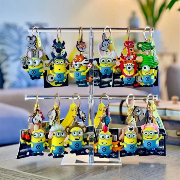Cute Minion as Animal 3D Keychain